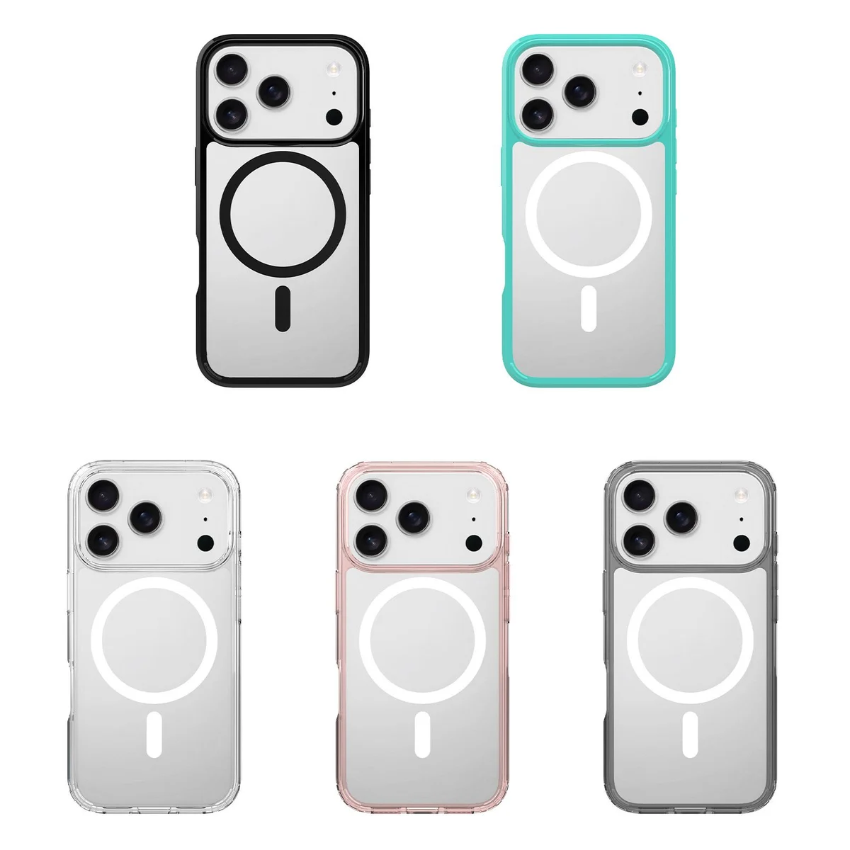Clear Soft TPU Phone Case — Transparent and colored-edge versions